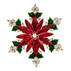 Shape: snowflake. 1 pcs Brooch. Due to the difference between different monitors, the picture may not reflect the...