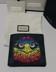 Out of production (rare) Gucci wallet. No scratches or signs of use. Like new!