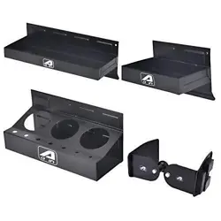 Heavy duty Magnetic Shelves, Caddy and Paper Towel Holder firmly attach to your toolbox, cabinet, locker, or any...