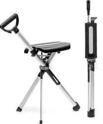Ta-Da SERIES 2 Seat Stick Aluminium Tripod Chair Portable Walking Stick 87cm. 87cm (Can’t be Adjustable). Ta-Da Chair...