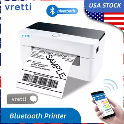 1x VRETTI D463B Thermal Label Printer. For example:2x2, 2.25x1.25, 4x6 labels. Label Printer Features. Interface:USB &...