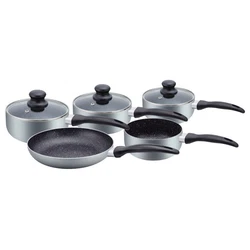 La batterie de cuisine convient à toutes les cuisinières, y compris celles à induction, électriques, halogènes,...