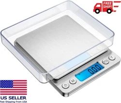 Capacity: 2000g / 2kg - 0.1g. Capacity: 0.1g - 2000g. High precision strain gauge sensor. Multi-function Scale. 3:Need...