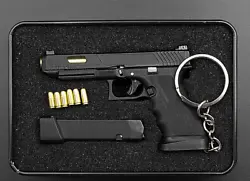 Alloy Mini Gun Models G34, G17 1:3 Keychain Toy. - Support Assembly and disassembly, enjoy the pure pleasure. It...