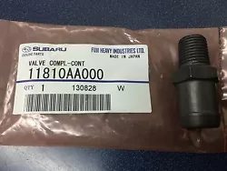Need a Genuine Subaru PCV valve for your 1990-2003 Subaru. Should the item fail during the warranty period, there is no...
