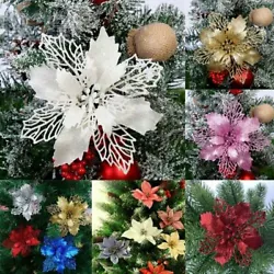 Perfect Christmas decorations: These Xmas flowers feature adorable and eye-catching designs, adding joyous atmospheres....