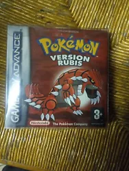 Pokémon Ruby Version (Nintendo Game Boy Advance, 2003).