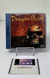 Sega Dreamcast Dragons blood complet. Une charnière cassée de la boîte
