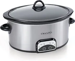 The Crock-Pot Smart-Pot Slow Cooker is the brains of the Crock-Pot Slow Cooker family. Crock-Pot 6-Quart Slow Cooker....