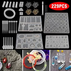 Quantity 229pcs. Can be applied to DIY different handiwork and jewelry, such as key chain, earrings, necklaces,...
