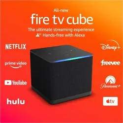Fire TV Cube, Hands-free streaming device with Alexa, Wi-Fi 6E, 4K Ultra HD - B09BZZ3MM7. Fire TV Cube 2022 3rd...