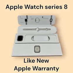 This Apple watch is in new condition but open box. Remainder of apple warranty for about 6 month. Apple Warranty but...