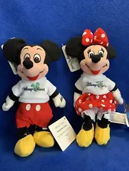 DISNEY PLUSH MINI BEANBAG. Condition is Used. MINNIE QUEST. MICKEY QUEST.
