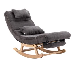 Features The comfortable rocking chair provides a chic place to sip a cup of coffee, dive into a fabulous book, or just...