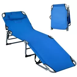 Due to its lightweight of 13 lbs, you have no struggle taking the bed with you anywhere. Camping Recliner. 5 adjustable...
