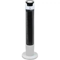 The fan has 6 speed settings and 3 types of wind modes- normal, natural, and sleep. There is an oscillation feature to...
