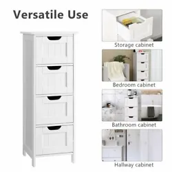 LONG SERVICE LIFE: This bathroom storage drawers are made of high grade stable, durable, non-toxic P2 MDF material....