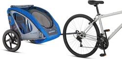 The Shuttle trailer easily attaches to most bikes with the included universal trailer coupler. This trailer holds up to...