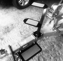 One heavy duty board mate boat step system. This step system is designed To mount on a 3” x 4” trailer tongue only!...