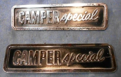 ITEM DETAILS: For sale areFactory Original Front Fender Emblems for a 1966-1971 Dodge Pickup Truck and 1966-1971 Dodge...