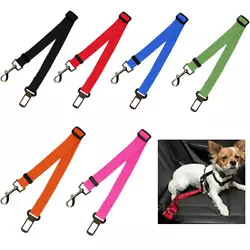 Car Vehicle Safety Seat Belt Restraint Harness Leash Travel Clip for Pet Cat Dog  Multi-colors optional, you can...