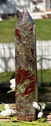 WEIGHT: 45g. NOTE: The Dragon Blood Stone crystal wand you see in my photos is the exact one you will receive. It is...