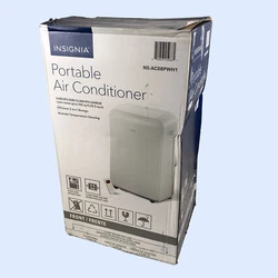 Insignia White 350 Sq. Ft. Portable Air Conditioner Model NS-AC08PWH1 #DB9661 (VS). The conditioner is new, has never...