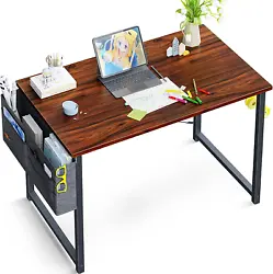 Large space for working and providing a storage bag to place your gadgets. Desk Height: 29