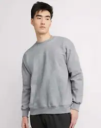 A REAL HEAVYWEIGHT Youll enjoy the warmth of our heaviest fleece with this classic Hanes Ultimate® crewneck sweatshirt...