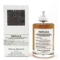 Replica by the Jazz Club by Maison Margiela 3.4 oz. EDT Spray Unisex. New in Box.