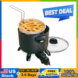 This appliance steams, stews, roasts, boils, deep fries and much more. The basket for this Presto multi-cooker is also...