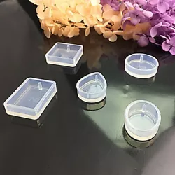 5PC Pendant Siliconemold Resin Silicone Mould. Pour the epoxy intomold. HIT epoxy by boiled water,but cant touc h the...