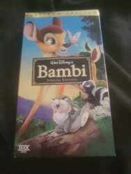 Bambi: Platinum Edition VHS (2005).  The tape and sleeve are both in good condition.  The tape print date is 1/25/2005