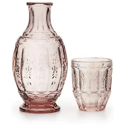 This convenient, multi-purpose carafe is cleverly designed with a handy drinking glass inverted on top, serving as a...