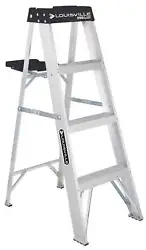 You can reach up to 9-feet with this aluminum step ladder. The W-2112 series step ladder is fully loaded and equipped...