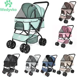 From paws to tail of our jogger stroller, you can rest easy that your dogs and cats are always safe with its rear...