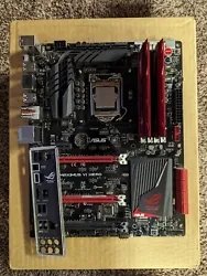 ASUS MAXIMUS VI HERO  i7-4770K  16GB GSKILL TRIDENT X RAM DDR3-1600 8X2.  Pulled from an old build. Tested and working.