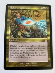 CARTE MAGIC APOCALYPSZ RARE. ECLAIR PROPHETIQUE..