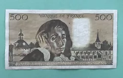 230 - Billet de 500 Francs PASCAL 1980 alphabet C.127Vendu en l’état