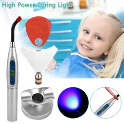 The solidification effect is not affected by the consumption of remaining power. Wireless dental curing light with...