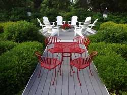 PATIO DECK GARDEN LANDSCAPE DINING TABLE & 4 CHAIRS SET. RESTORATION HARDWARE RH. THESE NEED TO BE A PICK-UP ITEM IN...