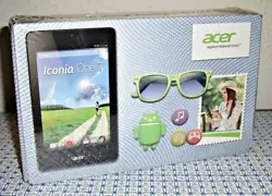 With the Iconia One 7, life is bright. Brighter videos inspire creativity. Acer Iconia One 7 B1-730-127U 8GB, Wi-Fi, 7