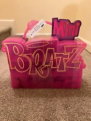 Mini Bratz Collectors Case With Exclusive Collectible Figure Holds 60+ Minis. Condition is New. Shipped with USPS...