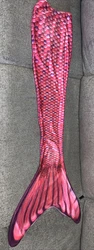 Fin Fun Kids Mermaid Tail Only, Reinforced Tips, NO Monofin, for Girls - 12. In used condition. NO MONOTAIL included....