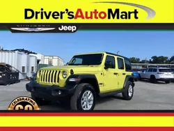 High Velocity Clearcoat 2023 Jeep Wrangler Sport S 4WD 8-Speed Automatic 2.0L I4 DOHC   HOLLYWOOD CHRYSLER JEEP is a...