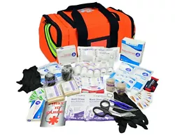 This Bag is our most compact first responder bag. Finally, the sides and back include yellow & silver triple trim...