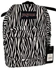 Jansport SuperBreak Black/ White Zebra item JS00T15W8EY. New with tags