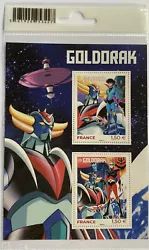 Bloc timbre France 2021 Goldorak. Issue d’une collection