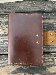hand made leather ipad mini case.  4 card holders and an inner folderFits iPad mini 4 and 5Has monogram...