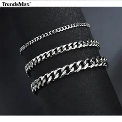 Material: Stainless Steel. Typeanklet bracelet. Chain TypeCuban Link. MaterialStainless steel. Cut GradeExcellent....